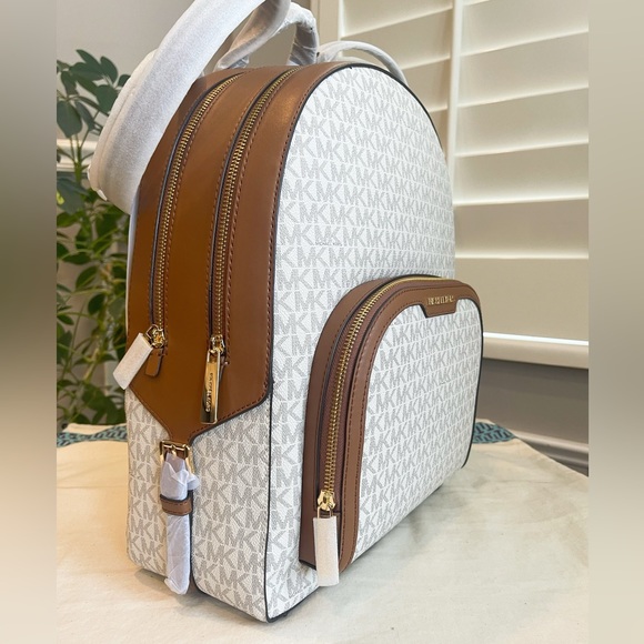 Michael Kors White and Brown Women\'s Backpack main image 7